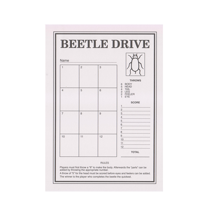 Beetle Drive Cards